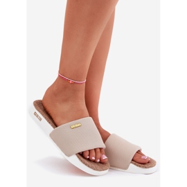 Dámské pantofle Big Star RR274A102 BEIGE béžový 1