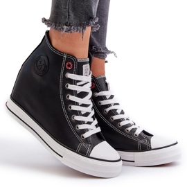 Dámské tenisky na klínku Cross Jeans NN2R4005 Black černý 6