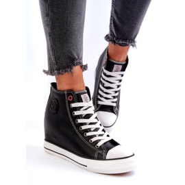 Dámské tenisky na klínku Cross Jeans NN2R4005 Black černá 2