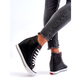 Dámské tenisky na klínku Cross Jeans NN2R4005 Black černý 4