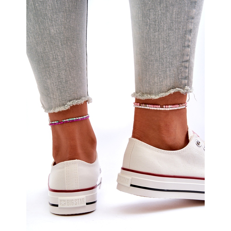 Dámské nízké tenisky Big Star NN274274 Bílé bílý 7
