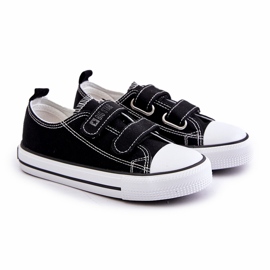 Dětské tenisky na suchý zip Big Star OO374008 Black černý 1