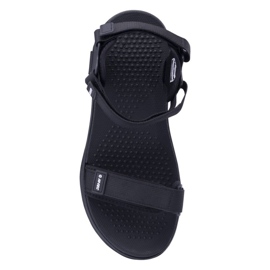 Pánské hi-tec Hico 92800598388 Černé sandály černý 2