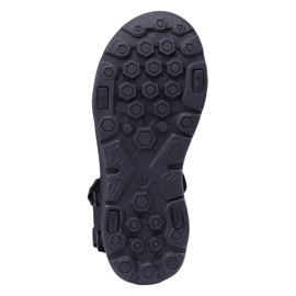 Pánské hi-tec Hico 92800598388 Černé sandály černý 3