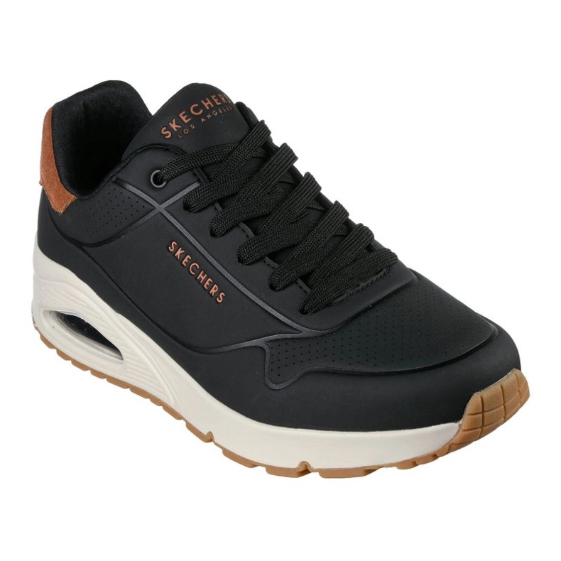 Skechers Uno se hodí na vzduchu 183004-blk boty černá 1