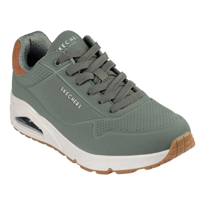 Skechers Uno se hodí na vzduchu 183004-olv boty zelený 1