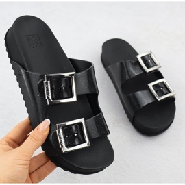 Dámské žabky s černými bazény Beach Buckles Zaxy RR285058 1