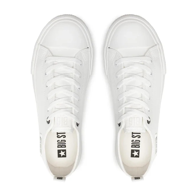 Big Star Sneakers Dámské boty Velká hvězda KK274010 WHITE bílý 2