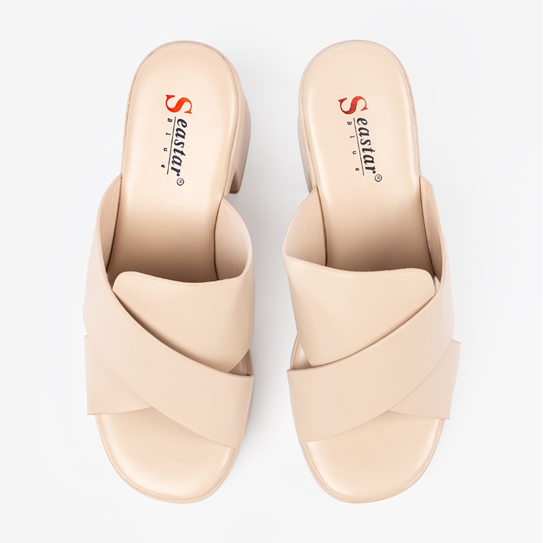 Seastar Beige Flip -flops na příspěvku béžový 1 Seastar Beige Flip -flops na příspěvku béžový 1