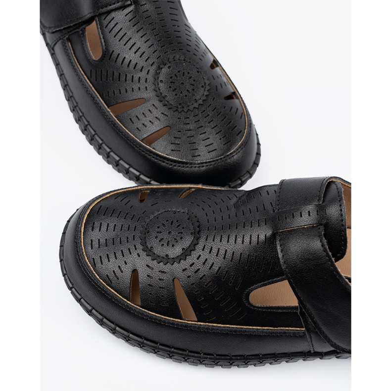 Seastar Black Openwork dámské boty černá 2