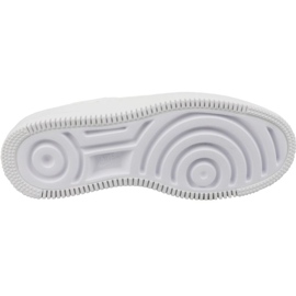 Bílé kožené boty Nike Air Force 1 Sage Low AR5339-100 bílý 3