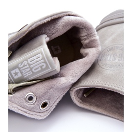 Big Star Dámské velké hvězdné tenisky Vysoce izolované šedé EE274114 šedá 1