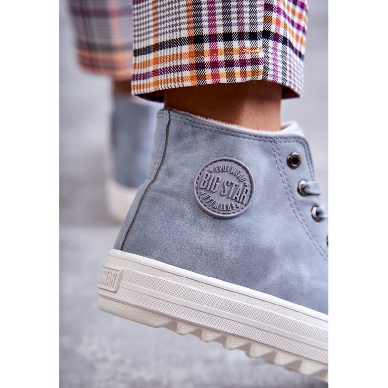 Big Star Izolovaná velká hvězda žen EE274115 Světle modré tenisky modrý 3