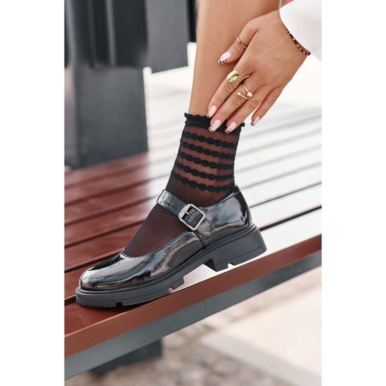 Varnred dámské boty s černým pásem Vinceza 62179 černá 4