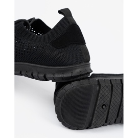 Dámská sportovní bota černé otevřené práce černý 2