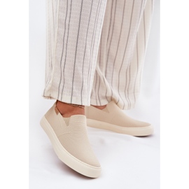 Dámská slip-on Big Star RR274721 BEIGE SNIEKERS béžový 2