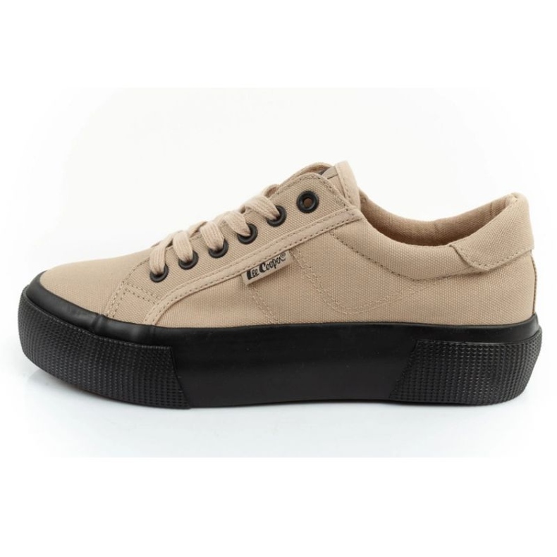 Lee Cooper Canvas Lady LCW-24-31-2721L boty béžový 1