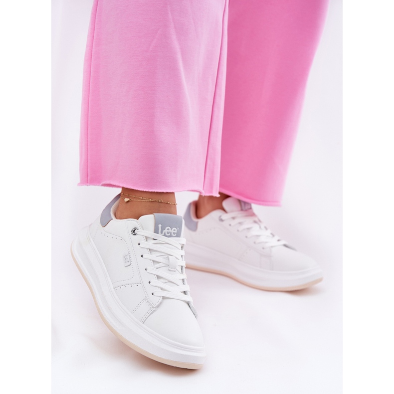 Dámské tenisky na platformě Lee Naomi Women Low 50251012.06K White bílý 2 Dámské tenisky na platformě Lee Naomi Women Low 50251012.06K White bílý 2