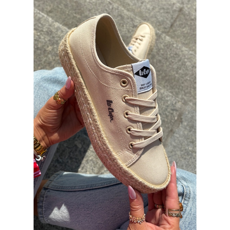 Dámské tenisky s Lee Cooper LCW-25-44-3215 Braid béžový 1