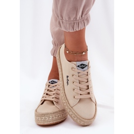 Dámské tenisky s Lee Cooper LCW-25-44-3215 Braid béžový 2