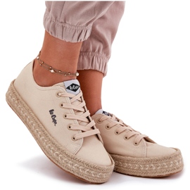 Dámské tenisky s Lee Cooper LCW-25-44-3215 Braid béžový 9