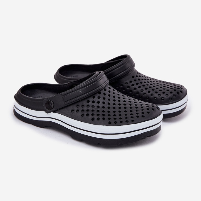 EVento Pěnové pantofle černých mužů černá 1