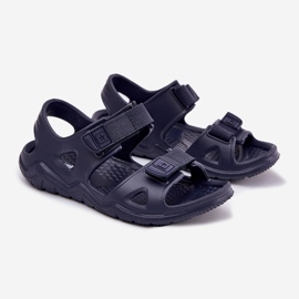 Big Star Velká hvězda RR374512 Poicon Sandals Navy Blue modrý 1 Big Star Velká hvězda RR374512 Poicon Sandals Navy Blue modrý 1