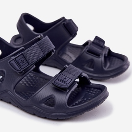 Big Star Velká hvězda RR374512 Poicon Sandals Navy Blue modrý 2 Big Star Velká hvězda RR374512 Poicon Sandals Navy Blue modrý 2