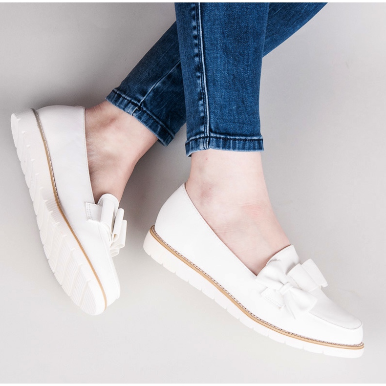 Vices Polobotky s mašlí bílý 1