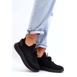 Dámská skluzavka -Černá sportovní bota černý 5