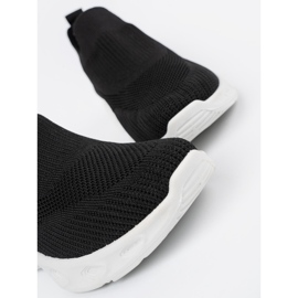 Dámské sportovní boty, Black sklouzl černý 1