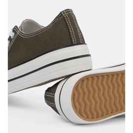 Dámské tmavě zelené tenisky zelený 1