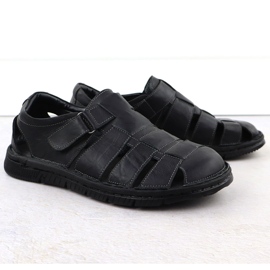Kožená pánská bota Openwork Black T.Sokolski 1806 černá 1