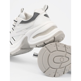 Shelvt Dámské boty na platformě bílé barvy bílý 1 Shelvt Dámské boty na platformě bílé barvy bílý 1