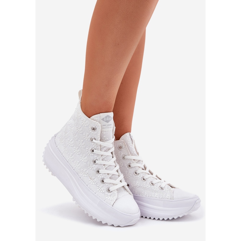 Vysoké ženské tenisky Lee Cooper LCW-25-31-3461L White bílý 1