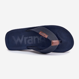Pánské flip -flops Wrangler Zane Flipflop Men Low 20251044.24H Navy Blue modrý 2