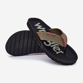 Pánské flip -flops Wrangler Zane Flipflop Men Low 20251044.20251044.57b Green zelený 2