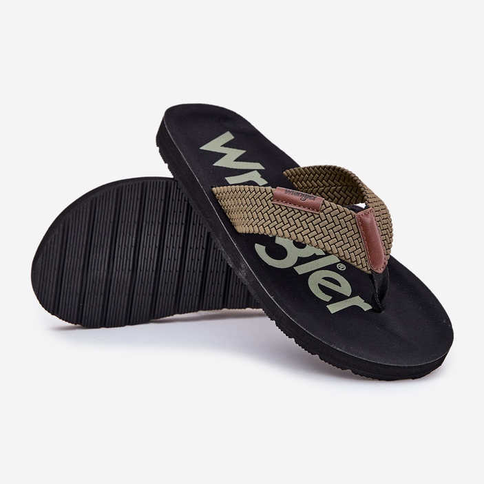 Pánské flip -flops Wrangler Zane Flipflop Men Low 20251044.20251044.57b Green zelený 2
