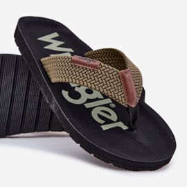 Pánské flip -flops Wrangler Zane Flipflop Men Low 20251044.20251044.57b Green zelená 3