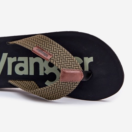 Pánské flip -flops Wrangler Zane Flipflop Men Low 20251044.20251044.57b Green zelená 4