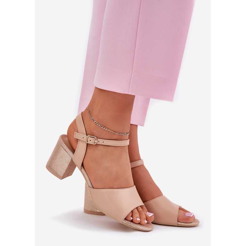 Dámské sandály na Vinceza 20275 Beige béžový 1