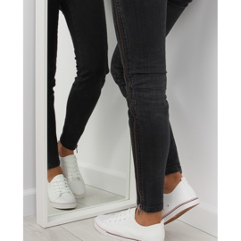 Dámské bílé tenisky XL01p bílé bílý 1 Dámské bílé tenisky XL01p bílé bílý 1