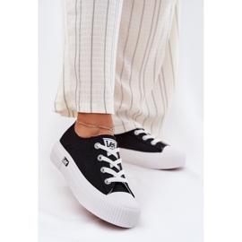 Dámské tenisky na platformě Lee Isla C Women Low 50251001 Black černý 2