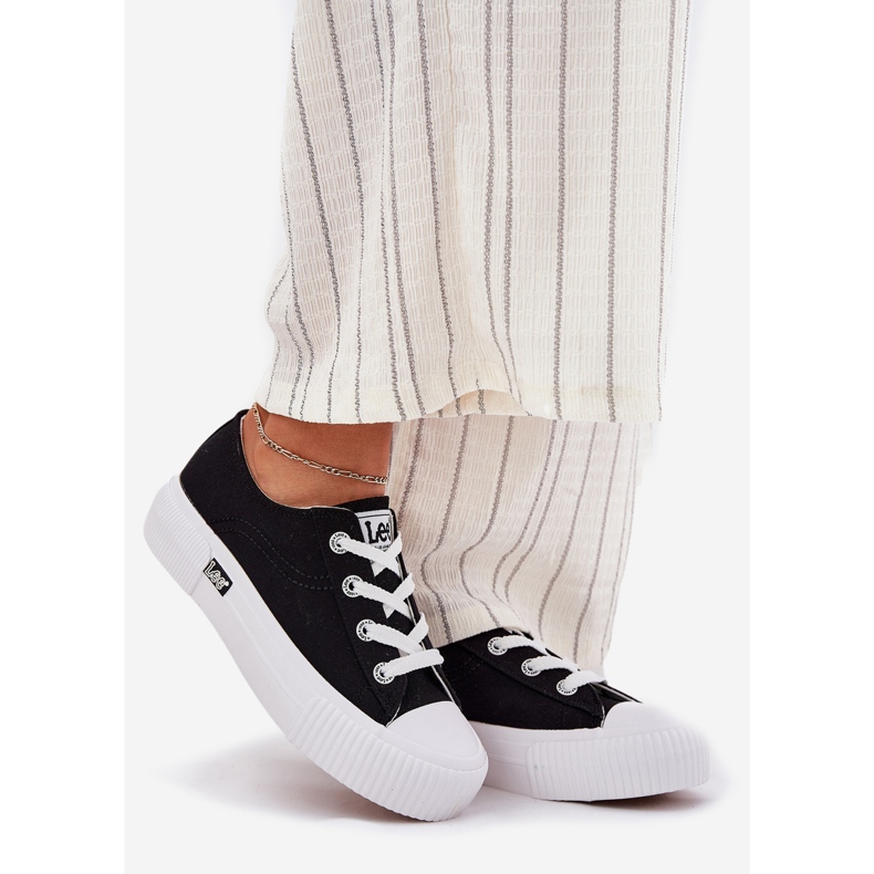 Dámské tenisky na platformě Lee Isla C Women Low 50251001 Black černý 1