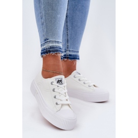 Dámské tenisky na platformě Lee Isla C Women Low 50251001 White bílý 2