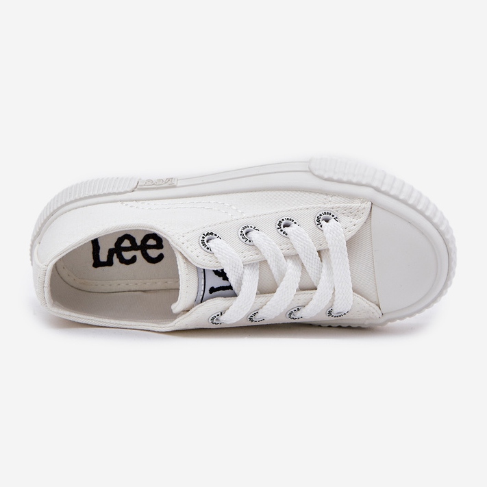 Dětské mládežnické tenisky Lee Isla C Low 50251058 White bílý 2 Dětské mládežnické tenisky Lee Isla C Low 50251058 White bílý 2