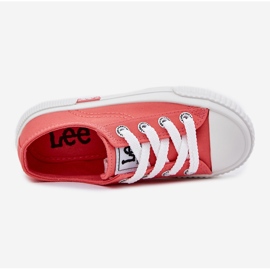 Dětské mládežnické tenisky Lee Isla C Low 50251058 Coral pomerančový 2