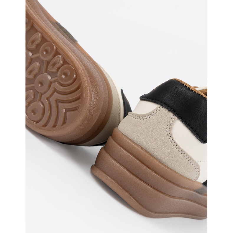 Shelvt Dámské béžové sportovní boty béžový 2