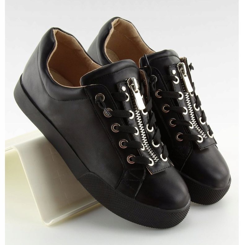 Černé dámské tenisky 7209 Black černý 1