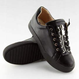 Černé dámské tenisky 7209 Black černý 2